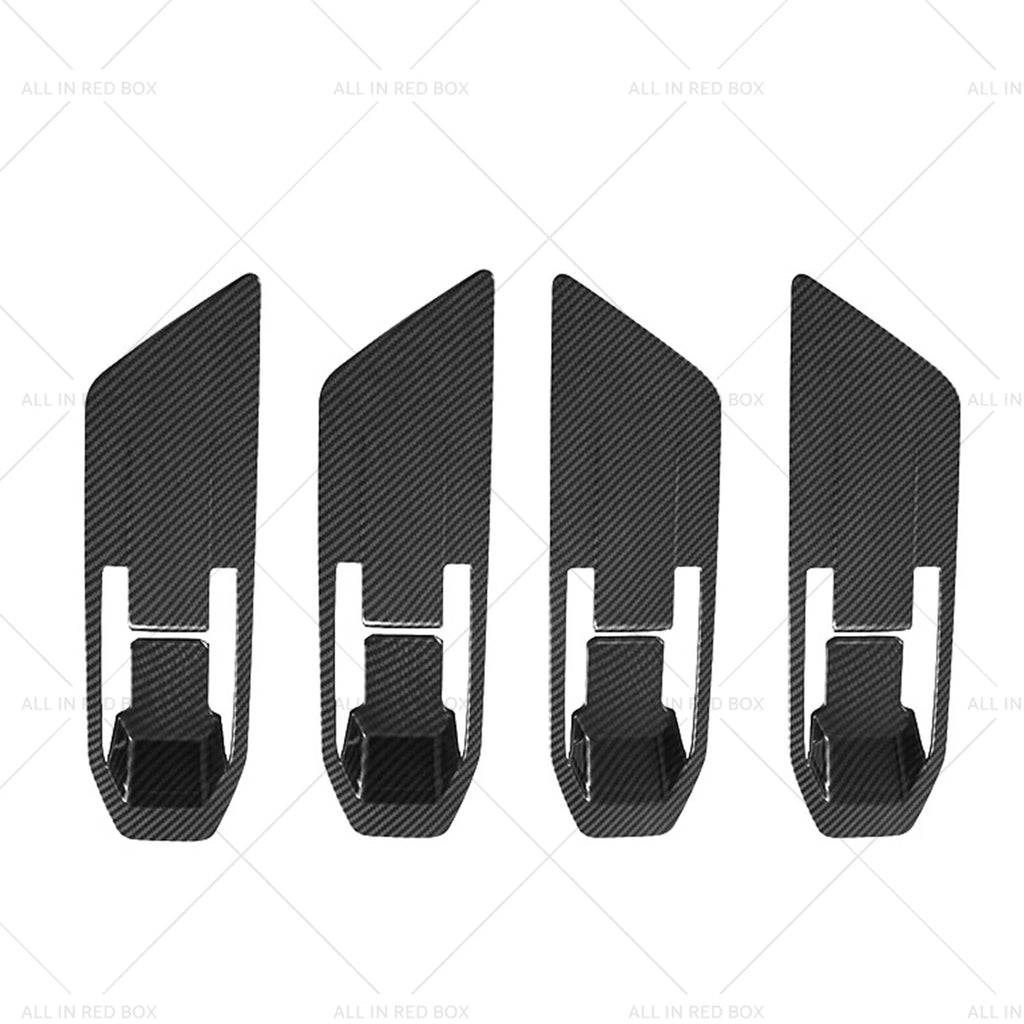 Carbon Fiber Inner Door Handle Cover for Mitsubishi Triton L200 (2023–2025)