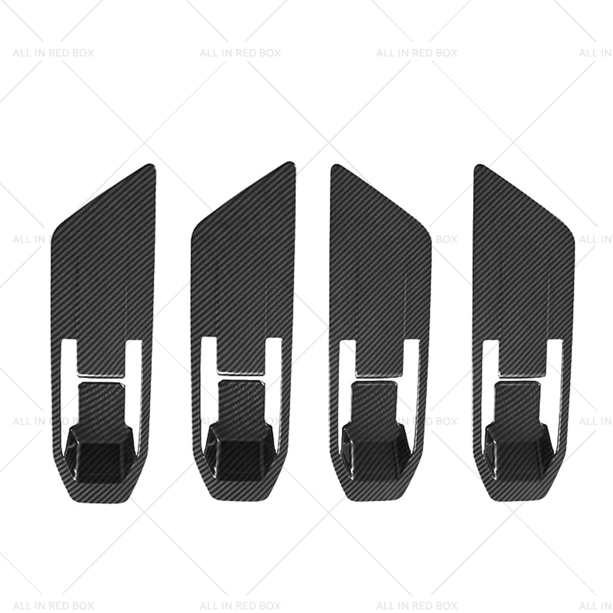 Carbon Fiber Inner Door Handle Cover for Mitsubishi Triton L200 (2023–2025)