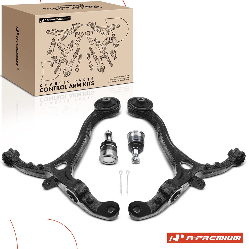Set of 4 Front Lower Control Arm Ball Joints for Honda Accord (2008–2012)