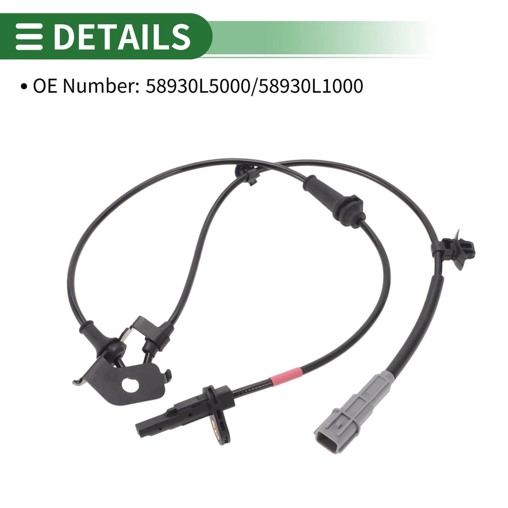 ABS Wheel Speed Sensor No. 58930L5000 for Kia K5 (2020) Front Left