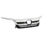 Front Bumper Grille for Honda Pilot (2019-2022) with Chrome Trim