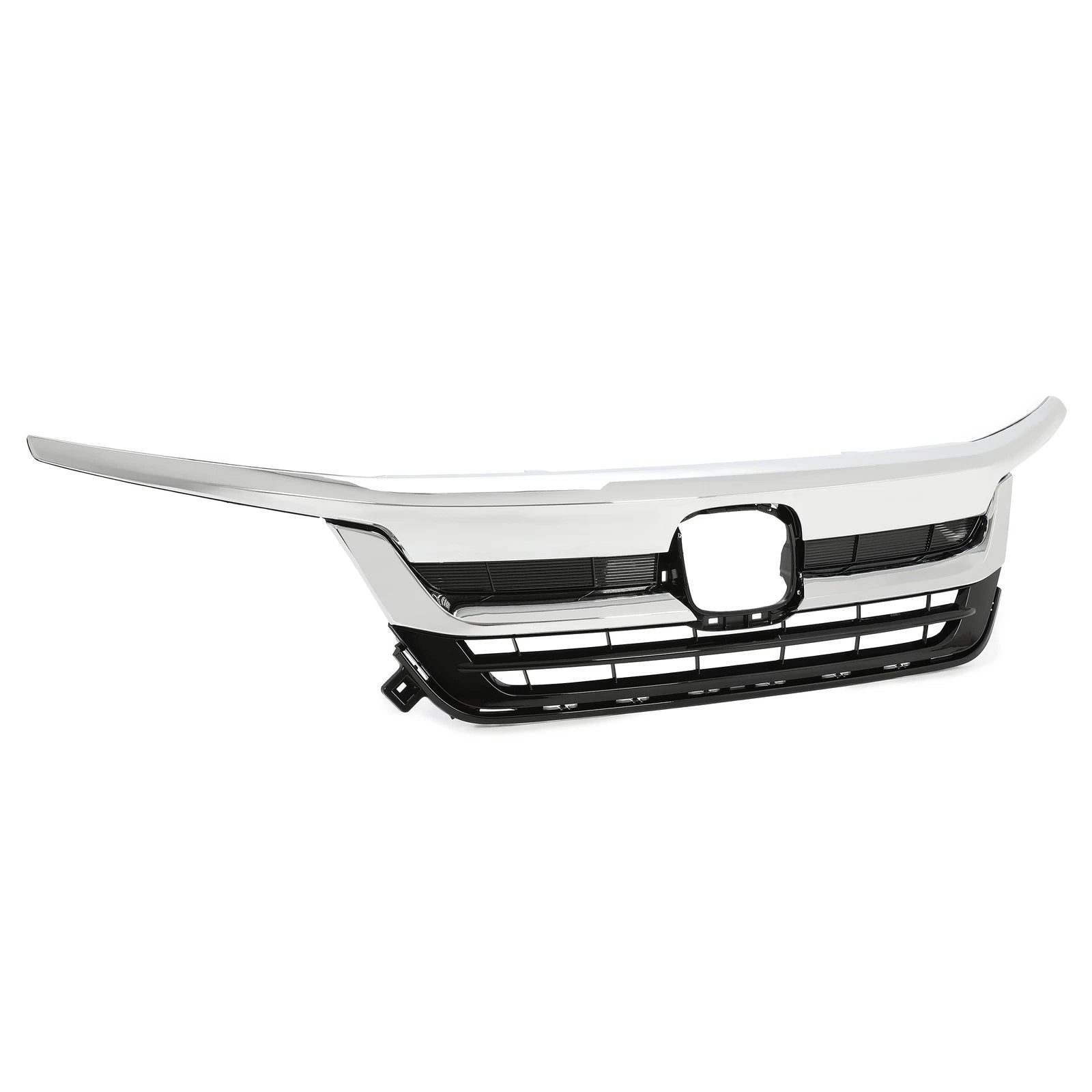 Front Bumper Grille for Honda Pilot (2019-2022) with Chrome Trim