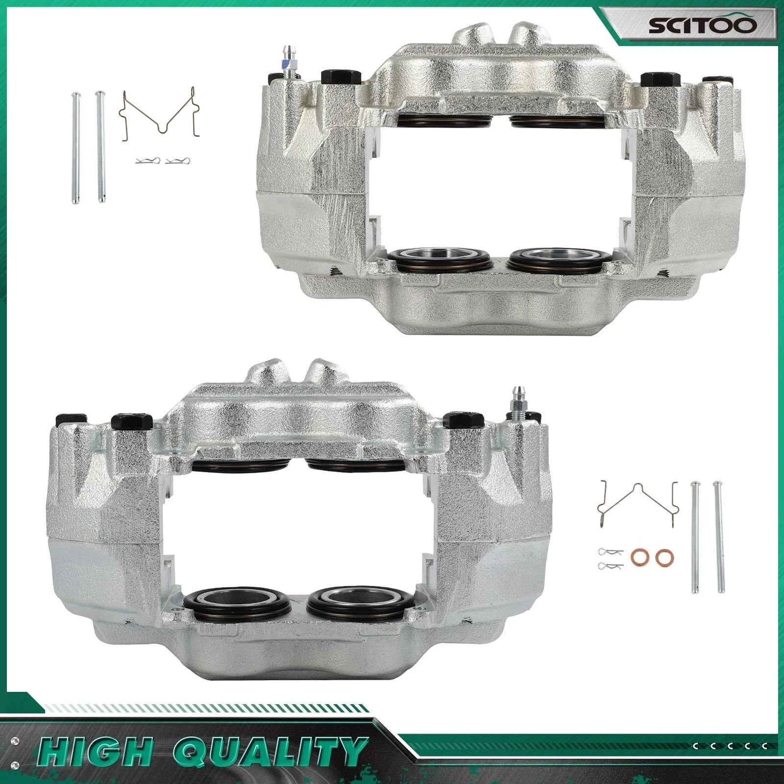 Front Pair Brake Calipers for Toyota 4Runner (2003–2009) Casting #13WH