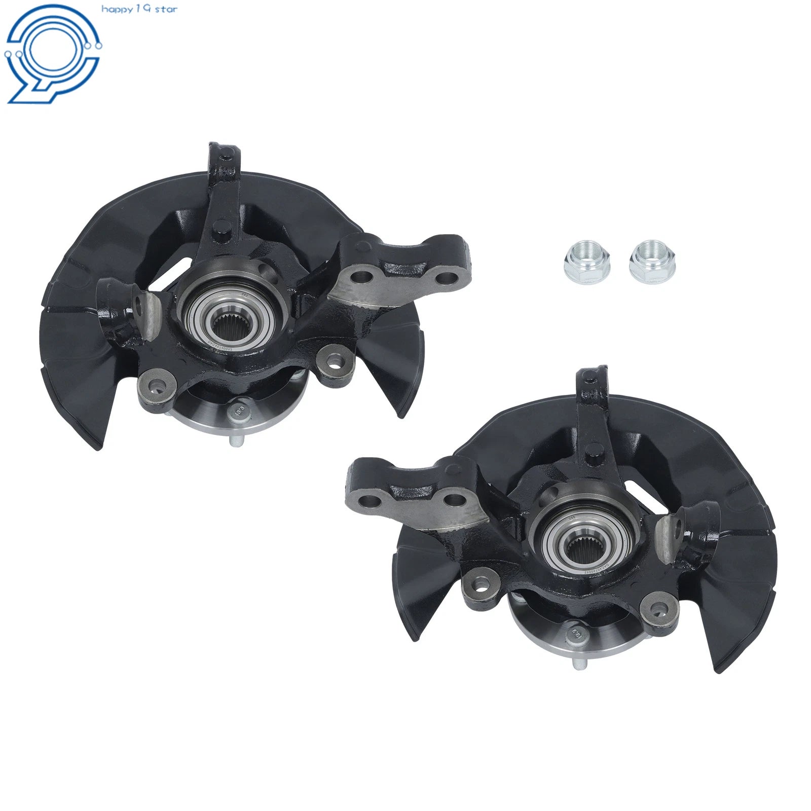2X Front Steering Knuckle Wheel Hub Bearing for Toyota Corolla (2003–2008)