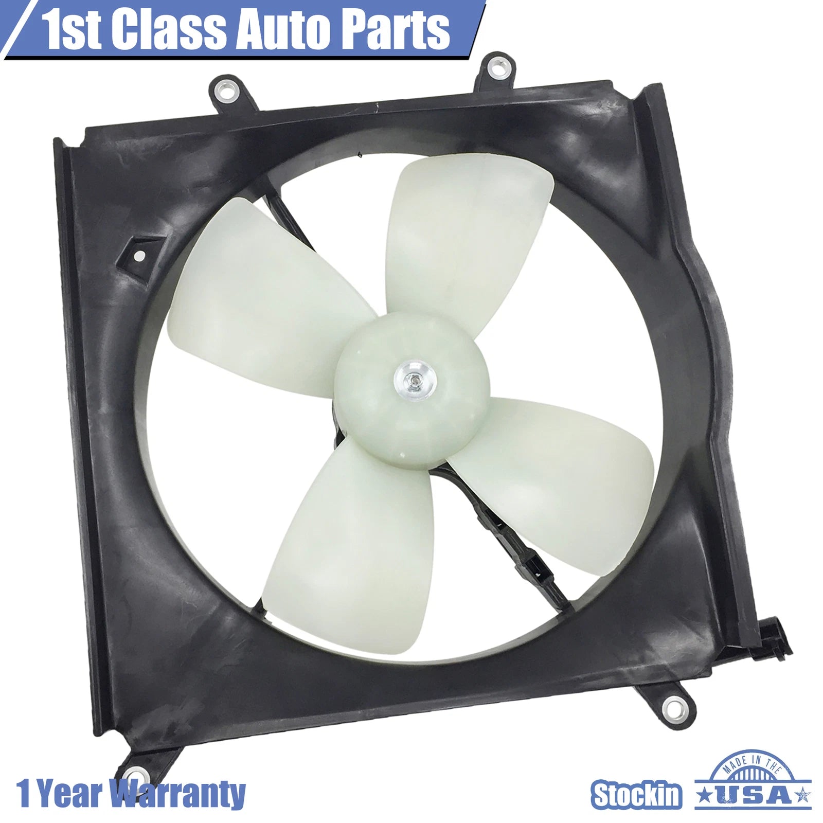 Radiator Cooling Fan Assembly for Toyota Corolla (1989-1992)