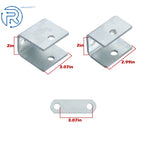 Leaf Spring Hanger Kit for Utility Trailer (Double Eye, Single Axle)