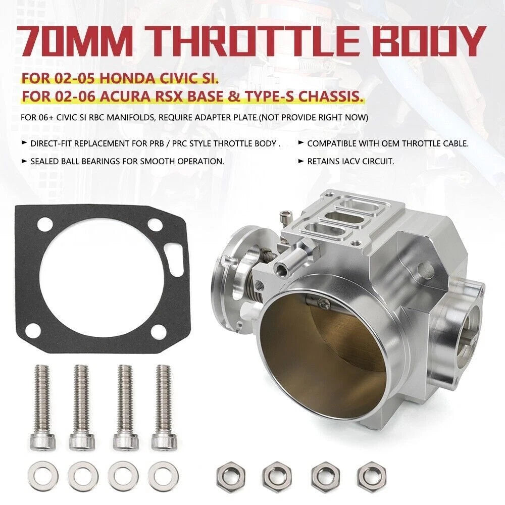 70mm Throttle Body Plate for K-series K20 Engine