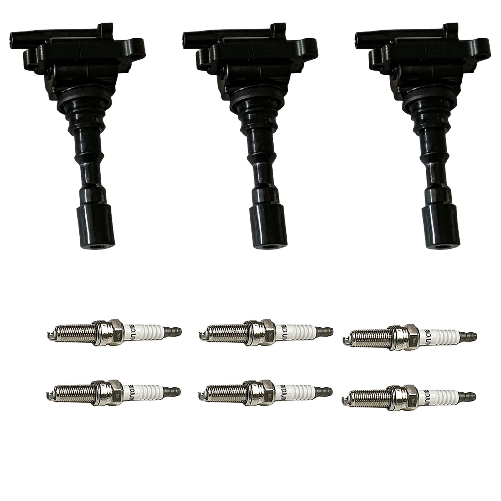 3X Ignition Coils & 6X Iridium Spark Plugs for Kia Sorento (2003–2006) UF431