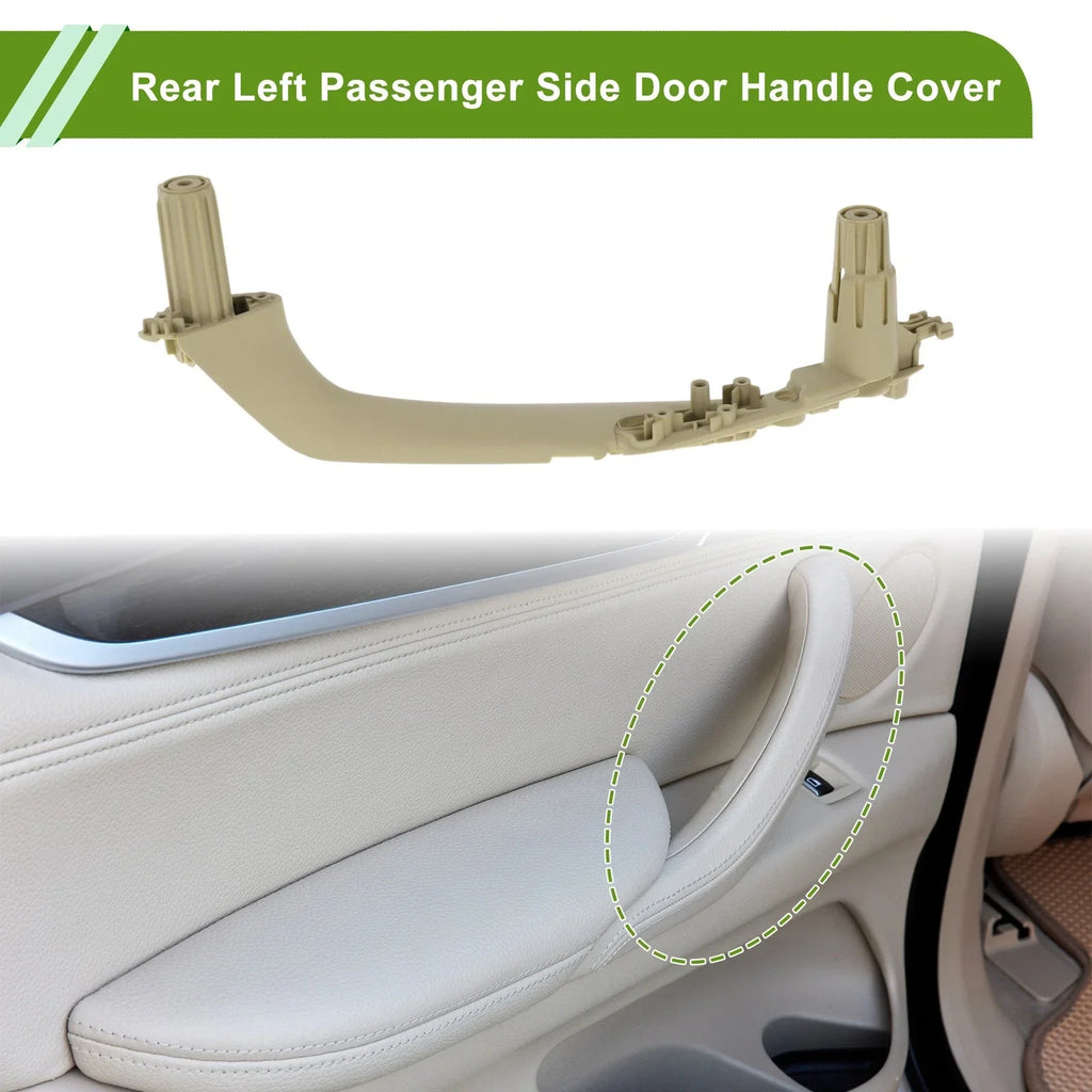 Door Panel Handle Pull Trim Cover for BMW 5 Series G30 Beige