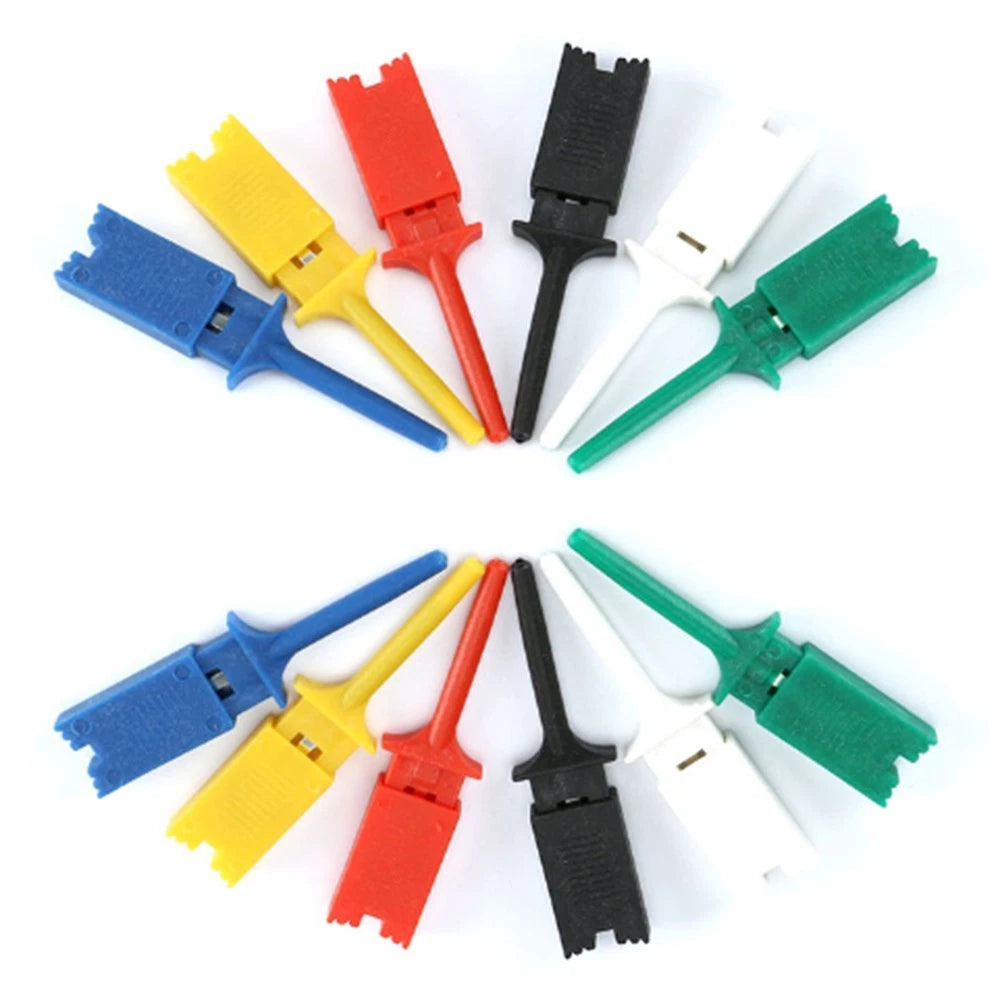 Set of 12 Electronic Testing Clip Hooks for Automotive Use