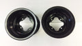 Pair of DWT Black A5 Rolled Lip ATV Rear Wheels for KFX 400 KFX 450R (2003–2009)