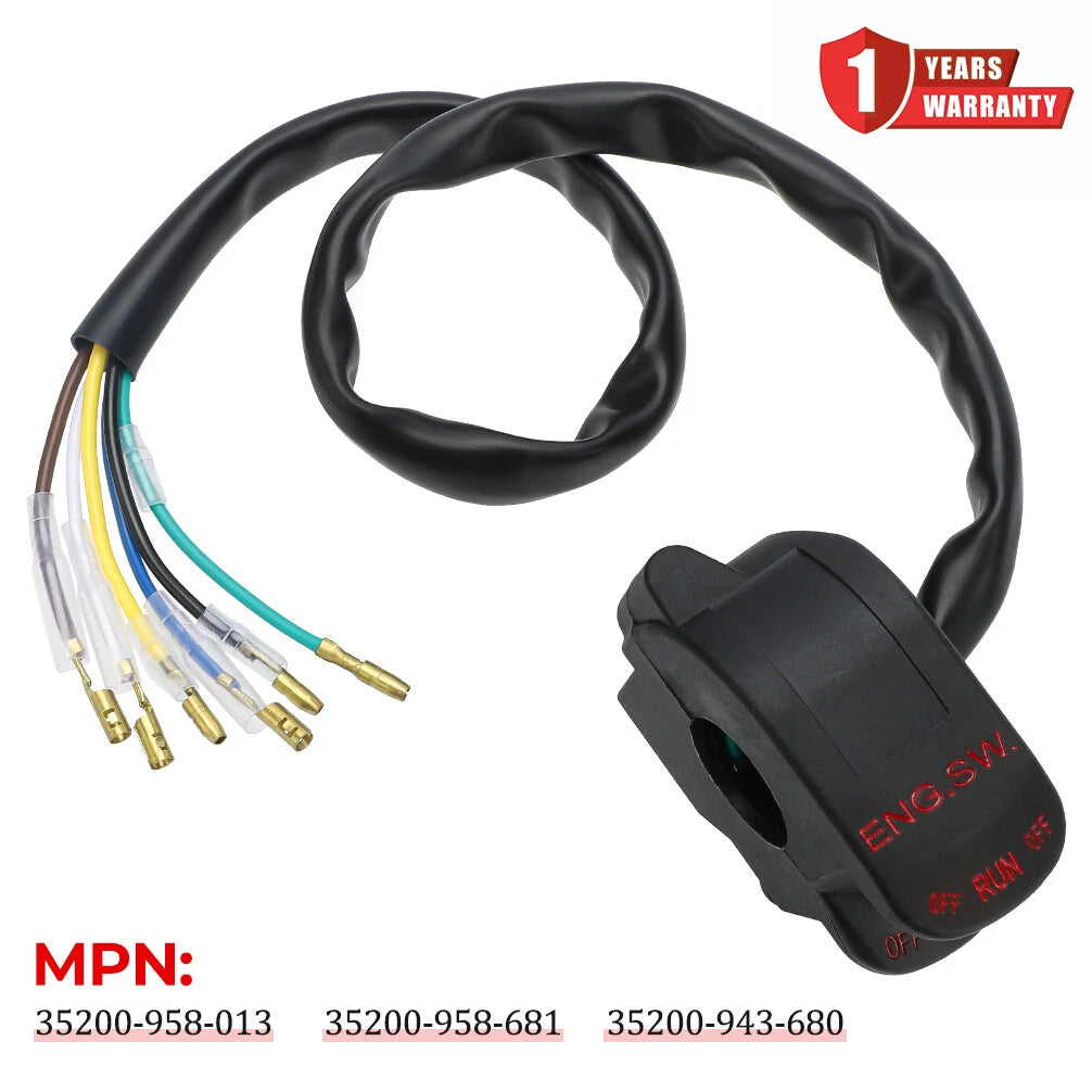 Kill Stop Off Switch Headlight for Honda ATC110 ATC185S ATC200 ATC250R