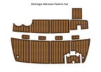 EVA Foam Swim Platform Step Pad for Regal 2960 (2001) - Faux Teak Deck Flooring
