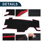 Dashboard Dash Cover Mat for Nissan Note e-Power E13 (2020–2024) Black Red Set