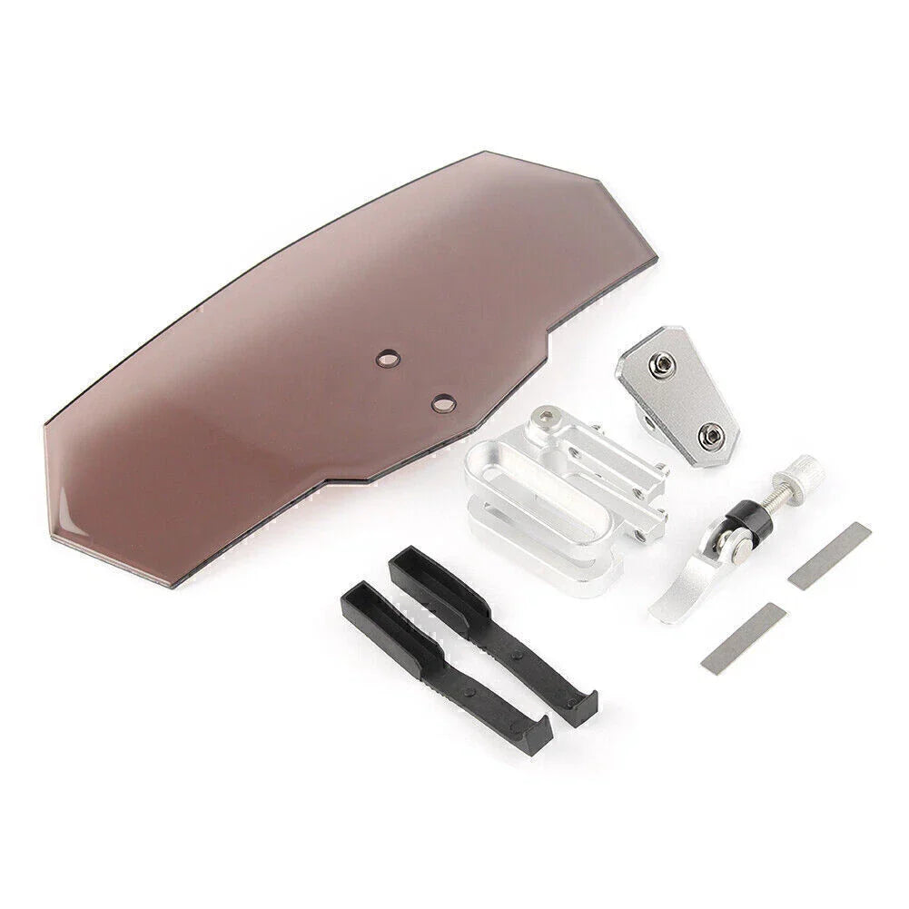 Windshield Wind Screen for Honda Yamaha Suzuki Kawasaki Aprilia Ducati (N/A)