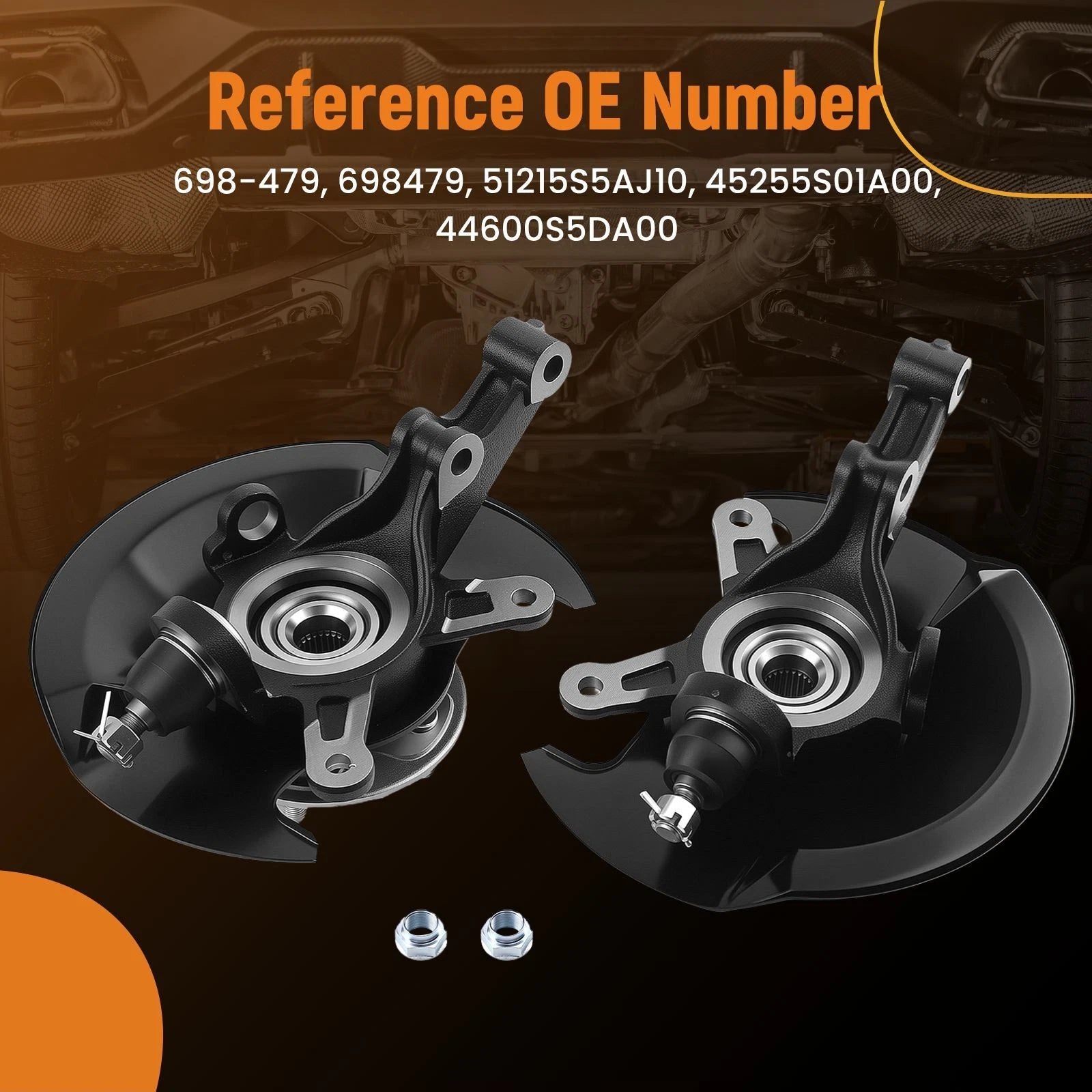 Front Assembly System for Honda Civic 1.7L (2001–2002) 698478 Complete Kit