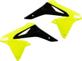 Acerbis Radiator Shrouds for Suzuki RM-Z250 (2010–2018) - Fluorescent Yellow/Black