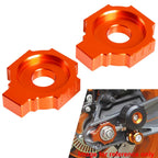 Orange Rear Axle Block Chain Tensioner for KTM 125 200 390 Duke RC125 200 390