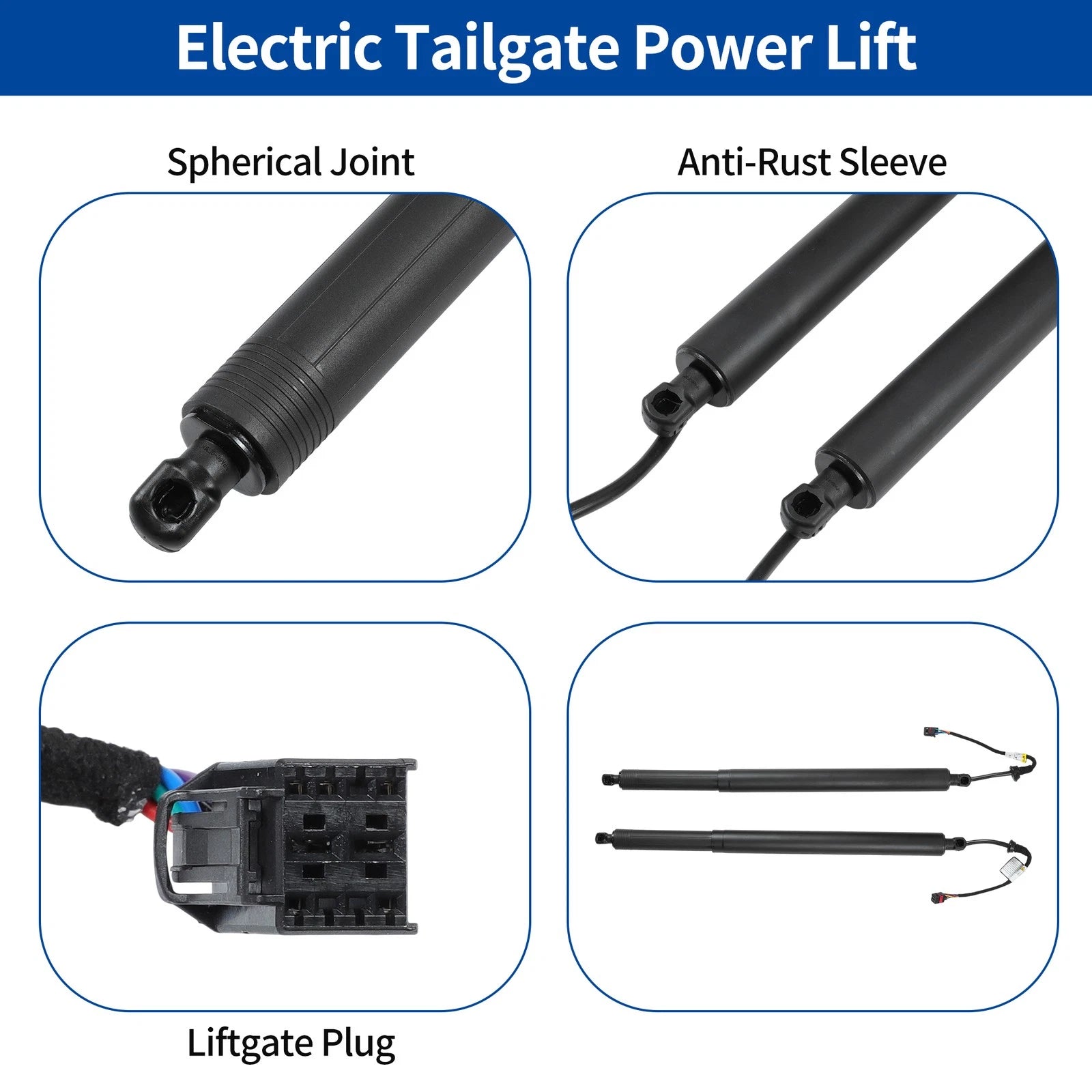 Rear Tailgate Power Lift Support for Hyundai Santa Fe (2019–2020) No. 81831S1100