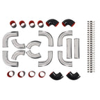 12PCS Intercooler Piping Kit for Universal Applications (3" Inch)