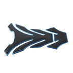 Blue Motorcycle Fuel Tank Pad Cover Guard Protector Decal Grip