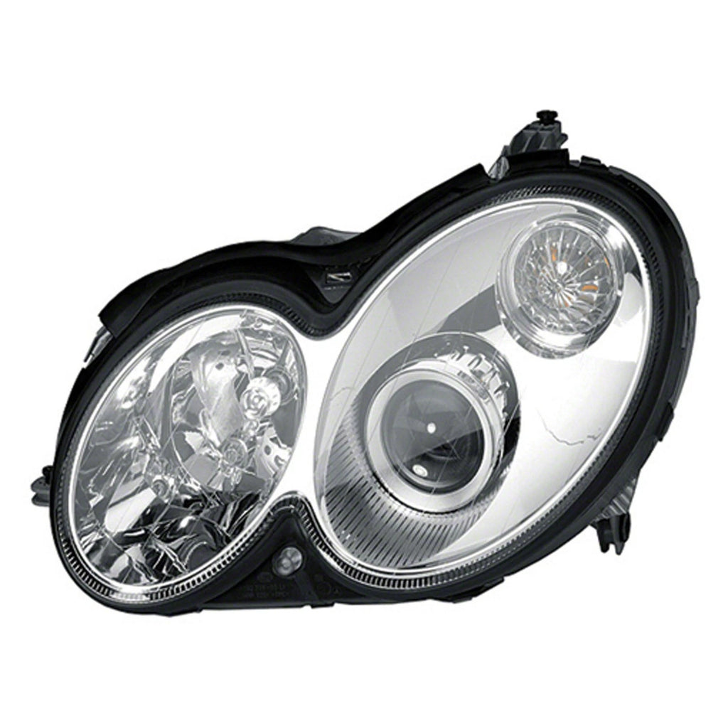 Replacement Driver Side Bi-Xenon Head Light Assembly w/o Curve Lighting