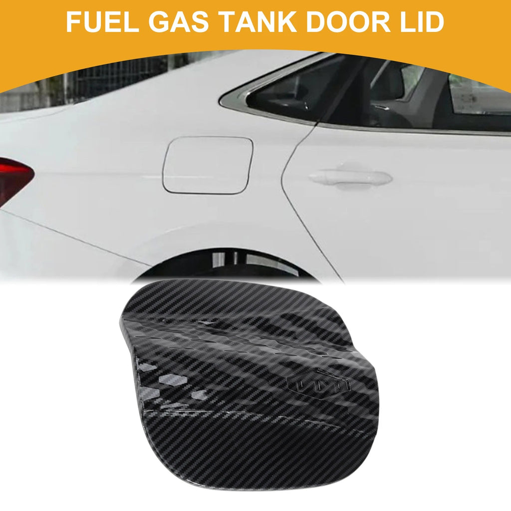 Fuel Tank Door Cap for Hyundai Sonata (2024–2025) Carbon Fiber Black