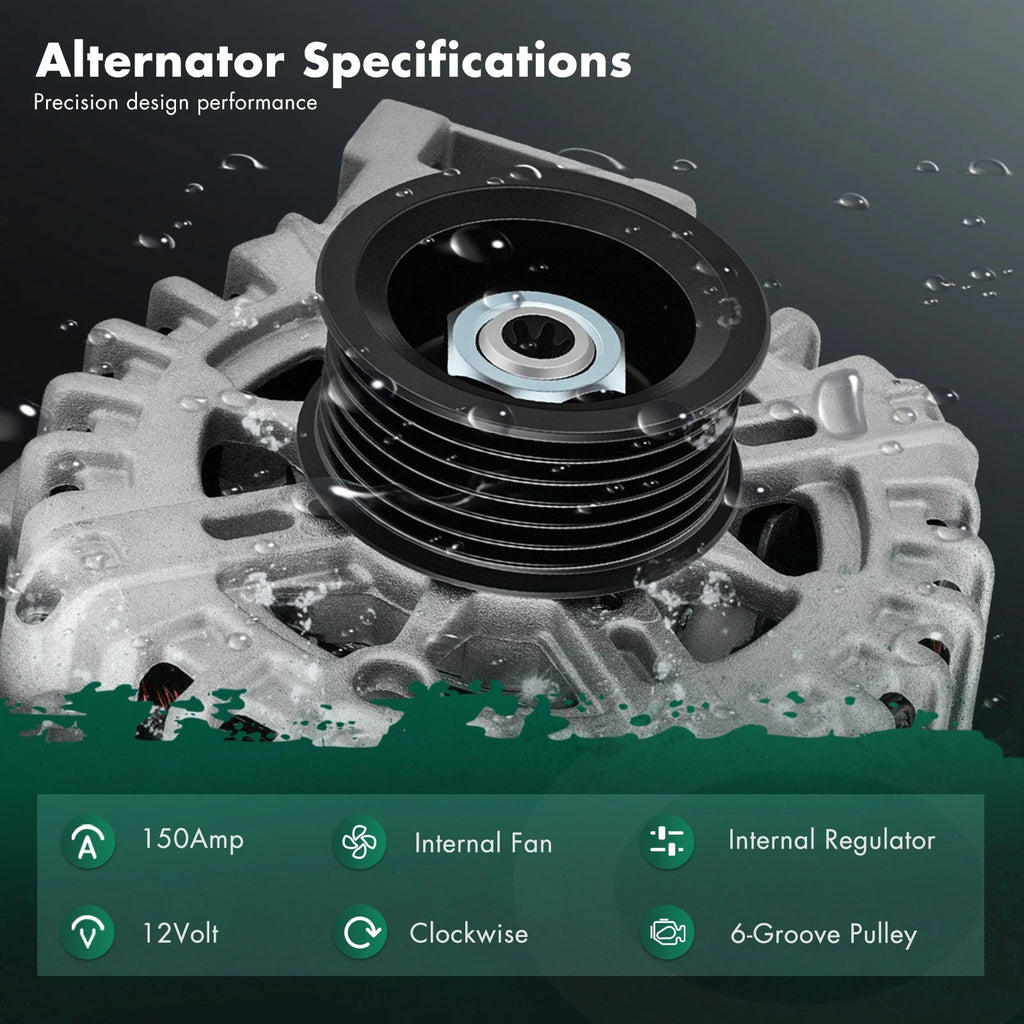 Alternator for Chevrolet Impala Limited 3.6L (2014–2016) 13586975 201203202820