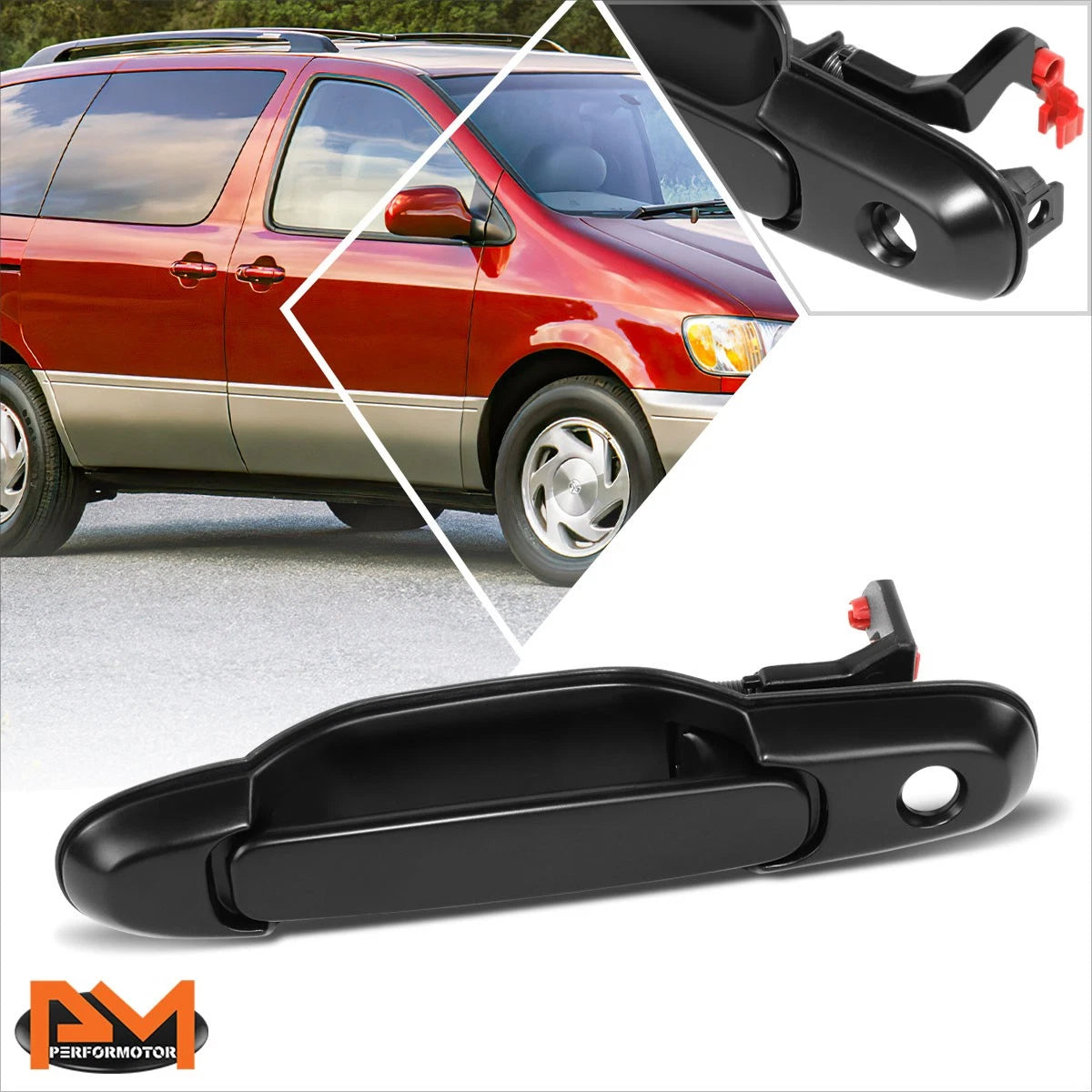 Front Left Exterior Door Handle for Toyota Sienna (1998–2003)