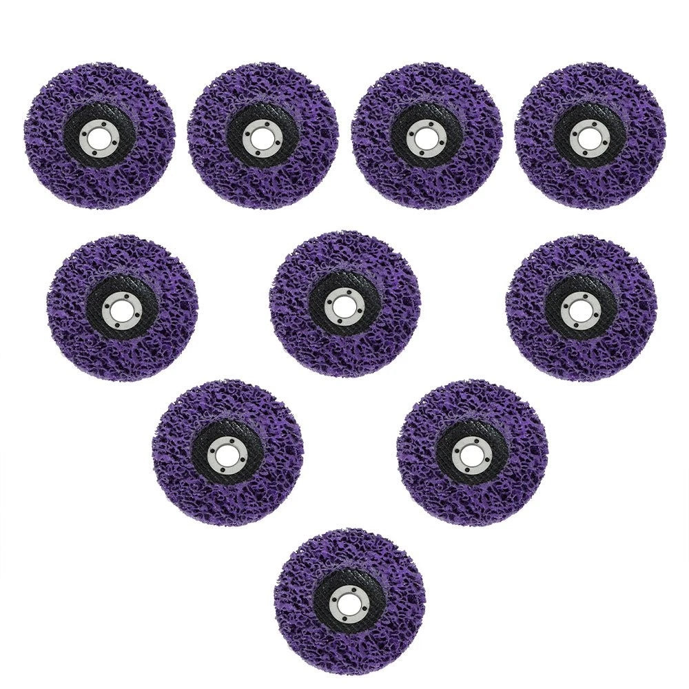 Set of 10 Strip Discs for Angle Grinder (Rust Removal)