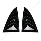 Gloss Black Rear Window Louver Shutter Cover Trim for Tesla Model 3