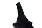 E Brake Boot for Ford Mustang (2015–2019) Gray Stitch Leather Synthetic