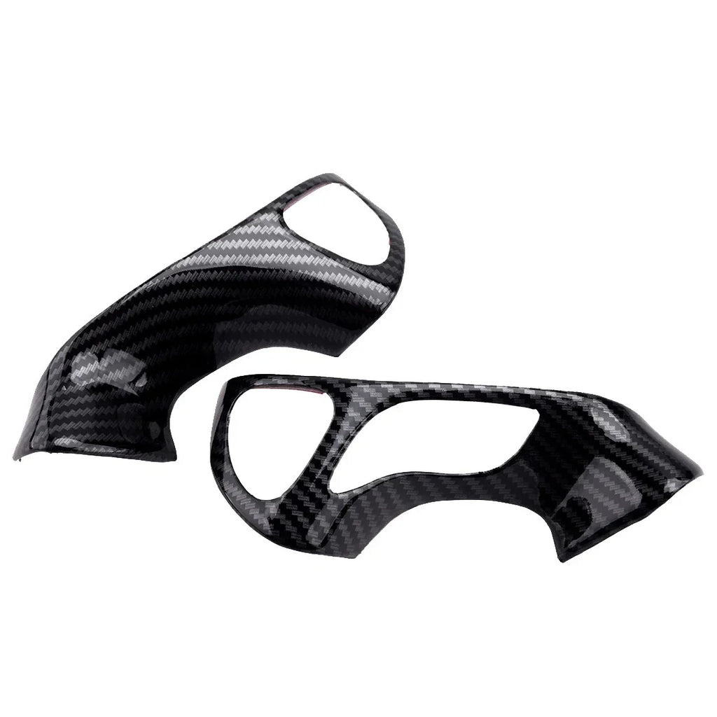 2 x Carbon Fiber Steering Wheel Knob Covers for Nissan Murano (2015-2020)