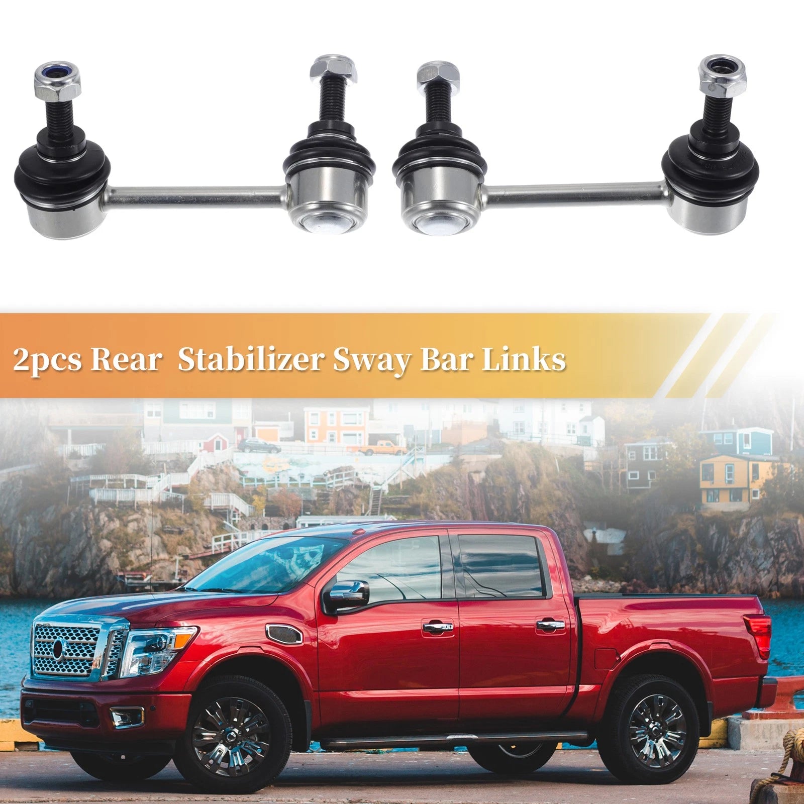 2pcs Rear Stabiliser Sway Bar Link for Nissan Maxima (2009–2014) No.K750255/K750256