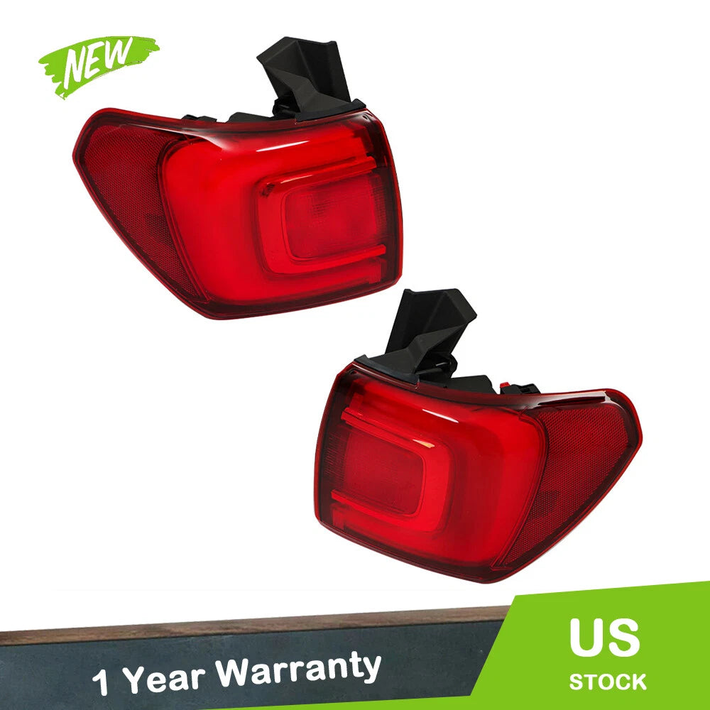 Set of 2 Tail Light Assemblies for GMC Acadia (2017–2019) Chrome
