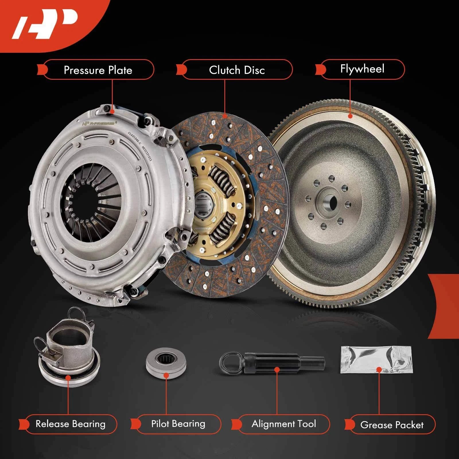 Clutch Kit with Flywheel for Jeep Wrangler JK (2007-2011)