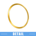 Set of 4 Wheel Hub Center Cover Rings for Honda Civic (2016–2021) Gold Tone