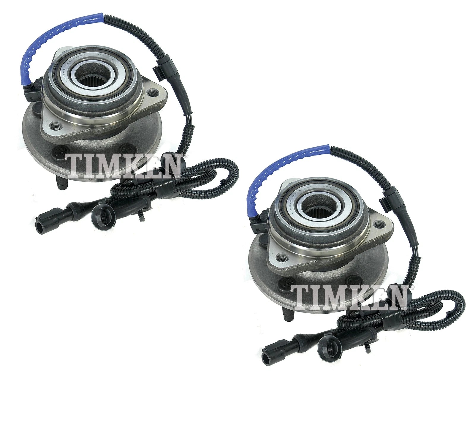 Set of 2 Front Timken Wheel Bearing & Hub Kit for Ford Mazda (4WD)