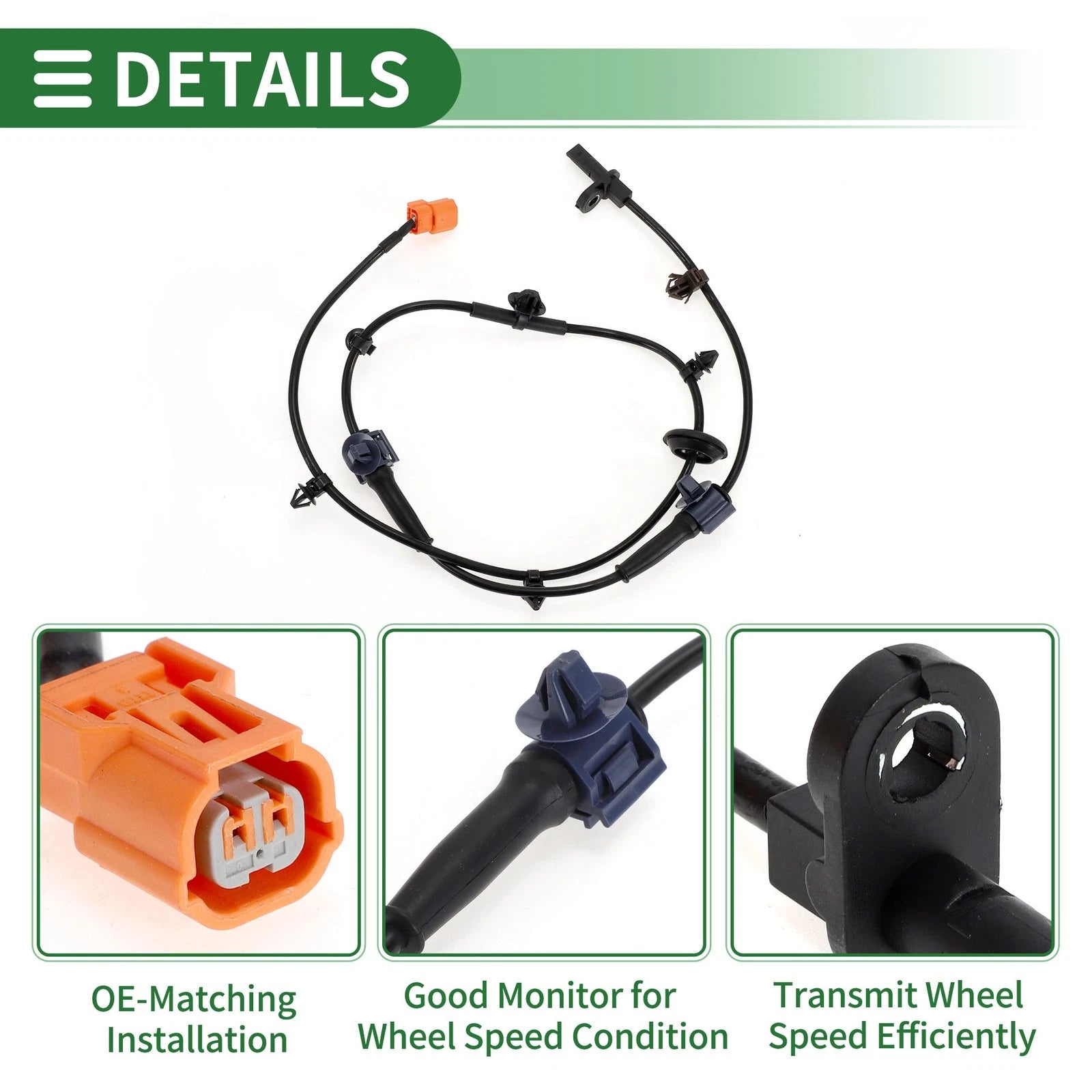 ABS Wheel Speed Sensor for Honda Fit Saloon (2003–2006) - 57450SENH01
