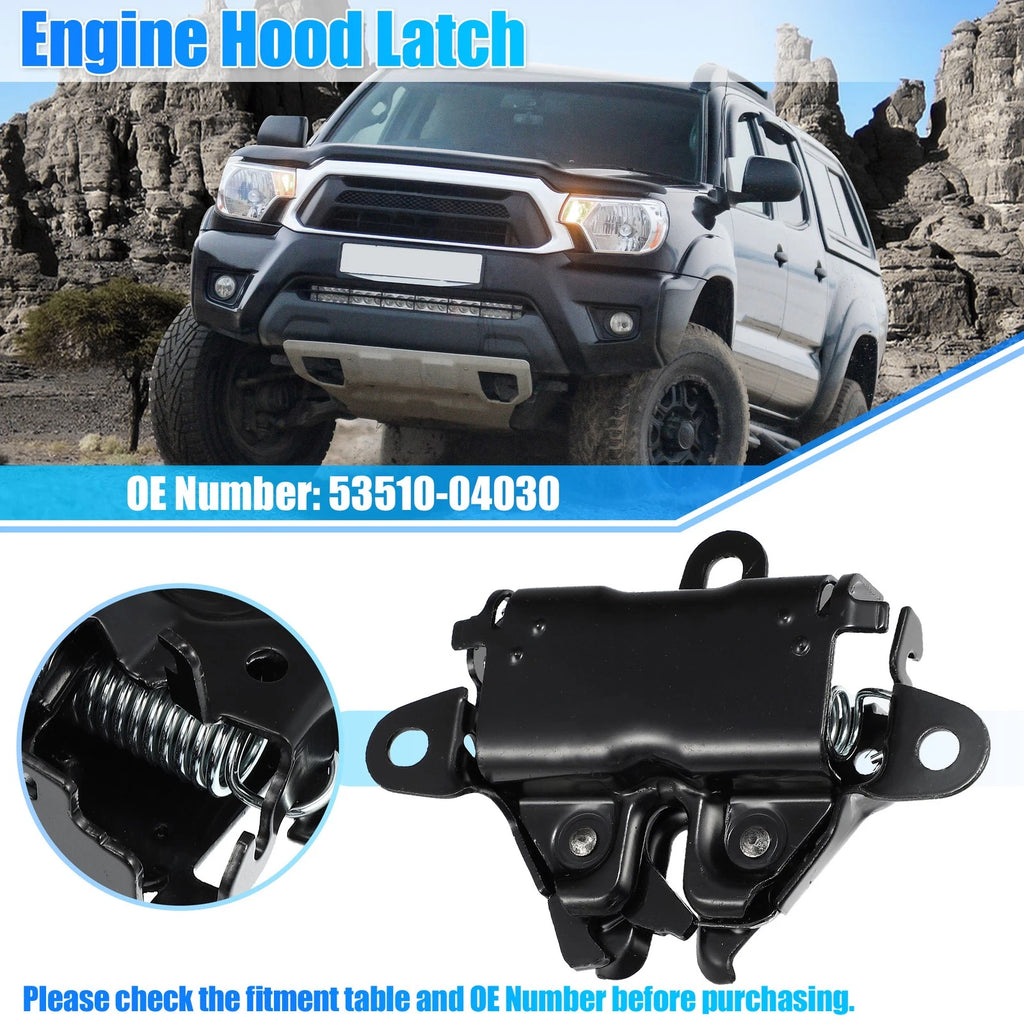 Metal Black Hood Latch Lock 5351004030 for Toyota Tacoma (2005–2011)