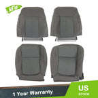 Set of 2 Cloth Replacement Seat Covers for Ford F150 (2011–2014) Steel Gray