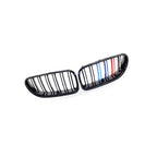 Gloss Black Double Line Grille for BMW 6 Series F06 F12 F13 (2012–2016)