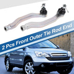 2 x Front Outer Tie Rod Ends for Honda Accord (1990-1993)