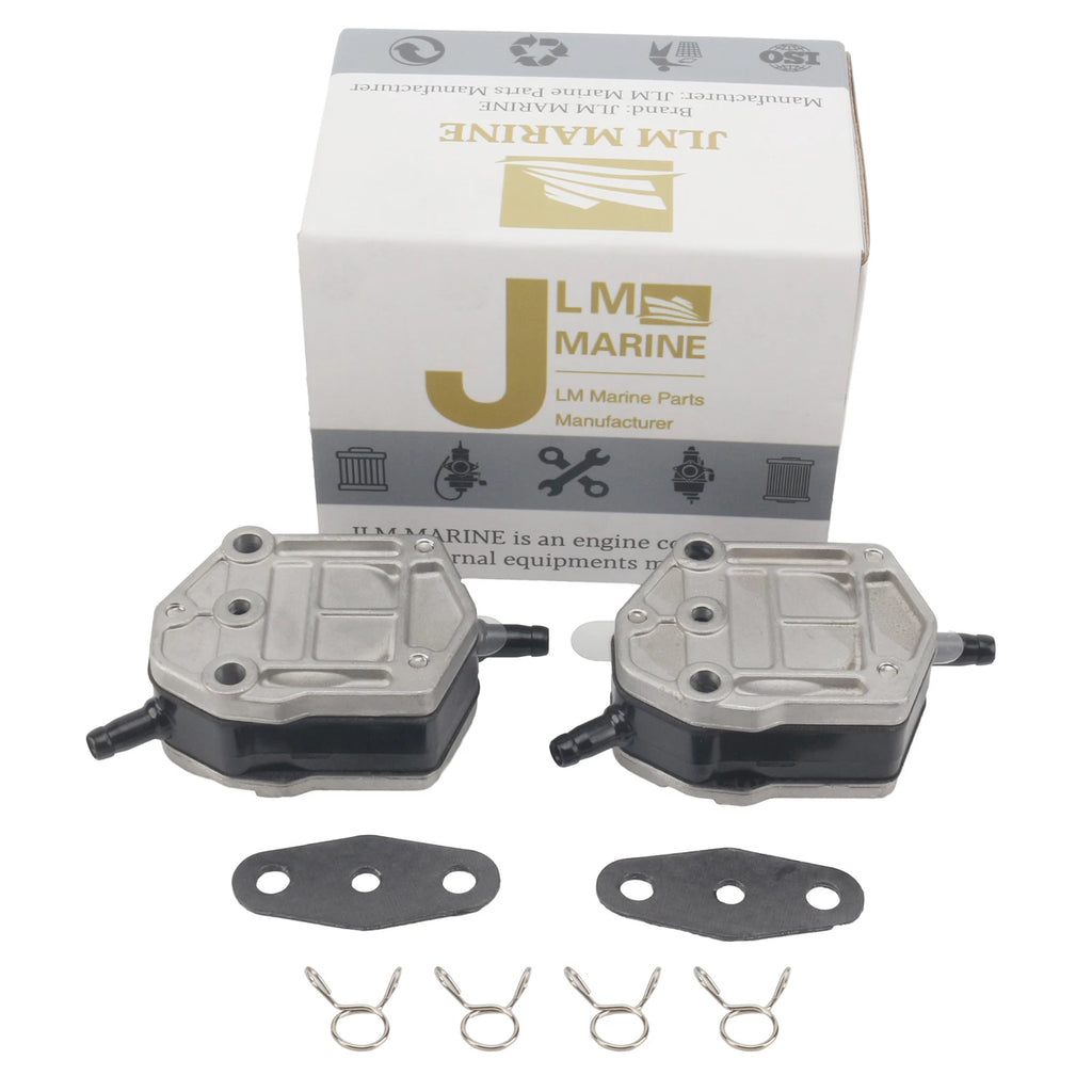 2X Fuel Pumps & Gaskets Kit for Nissan Tohatsu 2 Stroke 25-70 HP