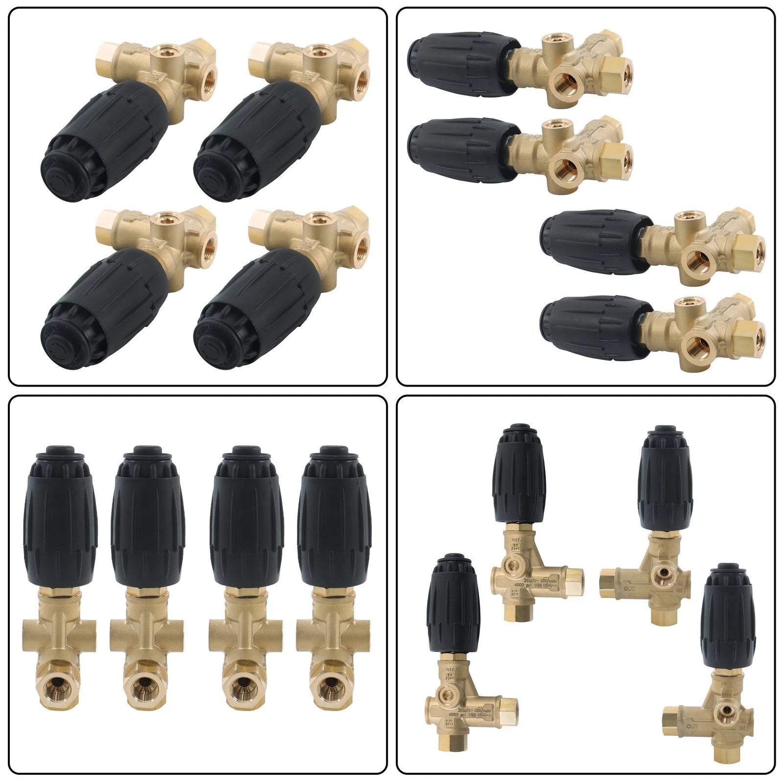 Set of 4 Pressure Washer Pumps for VRT3-310 (4350PSI, 8GPM)
