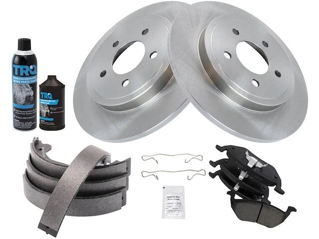 Rear Brake Pad Rotor Shoe Drum Kit for Mazda Tribute (2005–2006, 2008) FP792VP