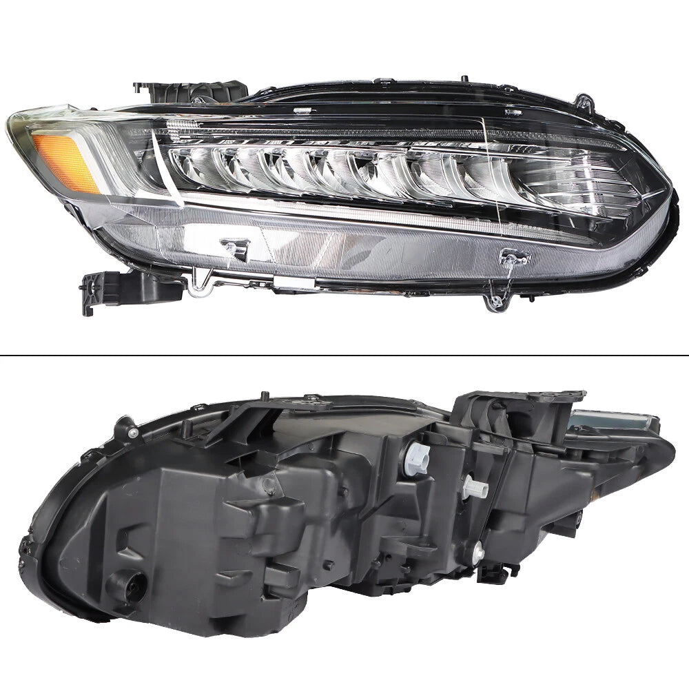 LED Headlight Assembly Chrome for Honda Accord (2018–2021) Right Side