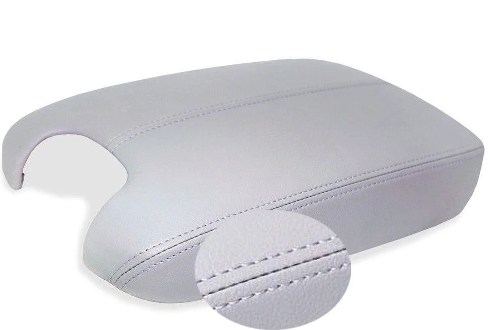 Center Console Armrest Cover for Honda Accord (2008–2012) Gray Leather