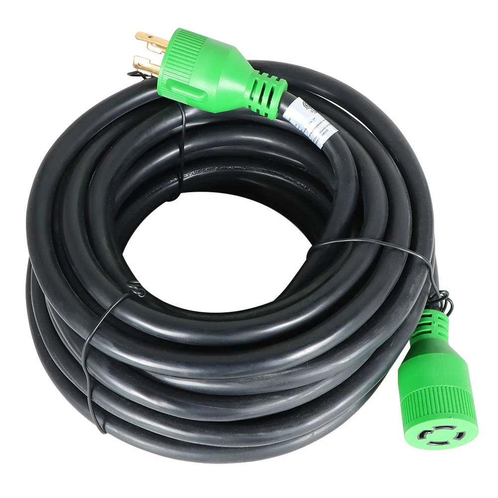 50 Foot Generator Extension Cord 4 Prong 30 Amp Power Cable
