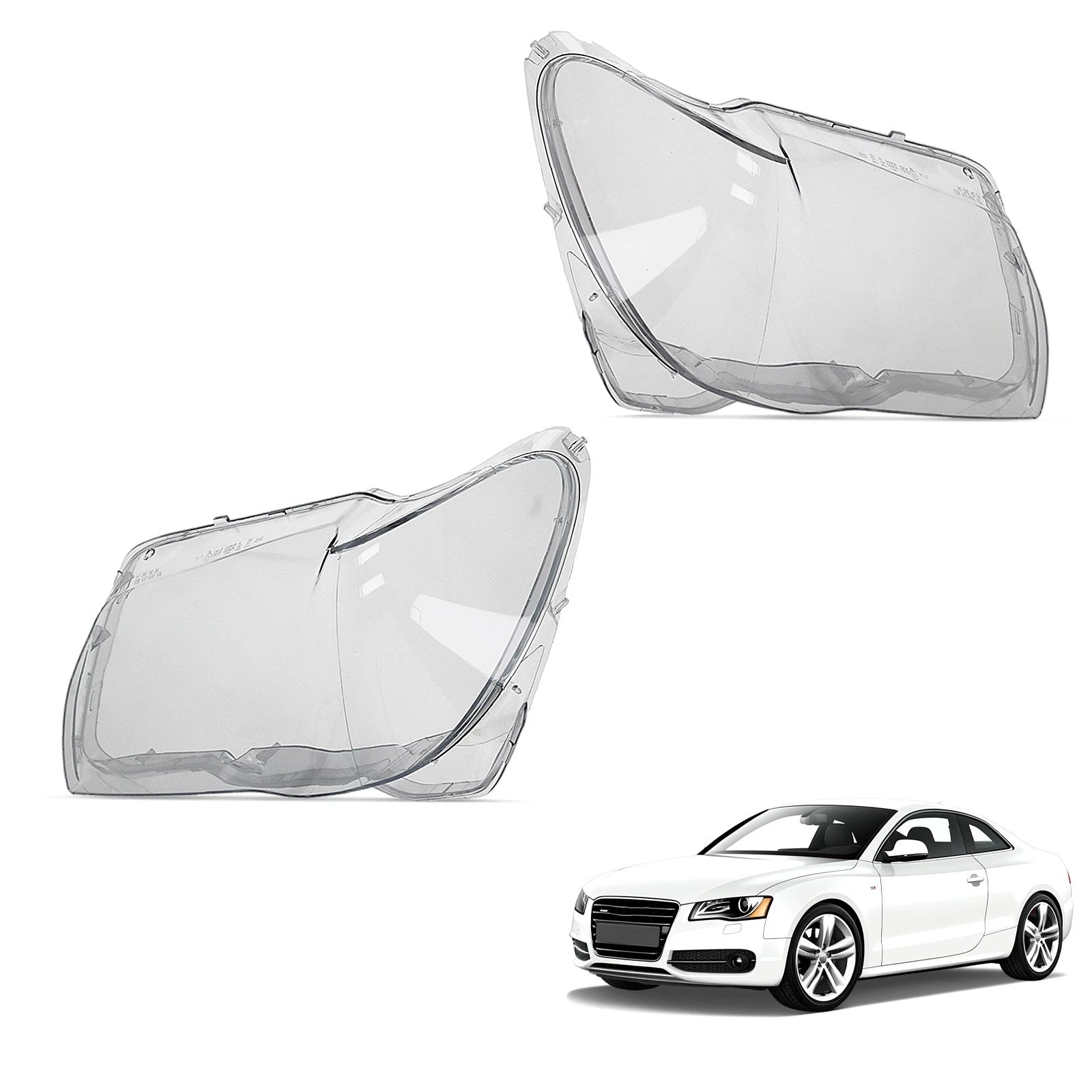 Headlight Lens Cover for BMW 7 Series E66 (2005–2008) 63127162117 63127162118